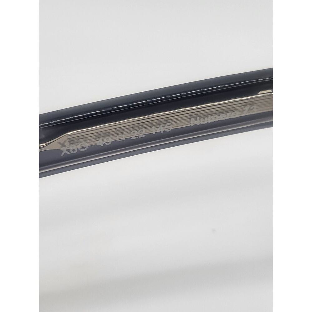 Retrosuperfuture Non-Prescription Gray Eyeglasses Round Small Clear Frame - Picture 2 of 8